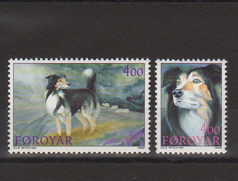 Faroe Islands 1994 Sheepdogs cv. 3.00$ (TIP A)