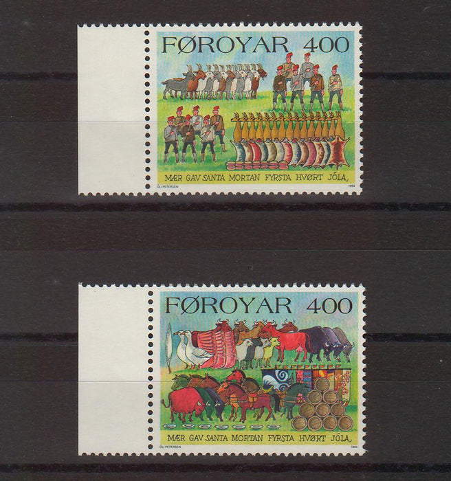 Faroe Islands 1994 Twelve Days of Christmas cv. 3.00$ (TIP A)