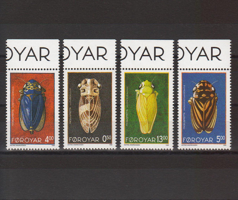 Faroe Islands 1995 Leafhoppers cv. 9.05$ (TIP A)