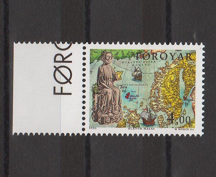 Faroe Islands 1995 St. Olaf, Patron Saint of Feroe cv. 1.75$ (TIP A)
