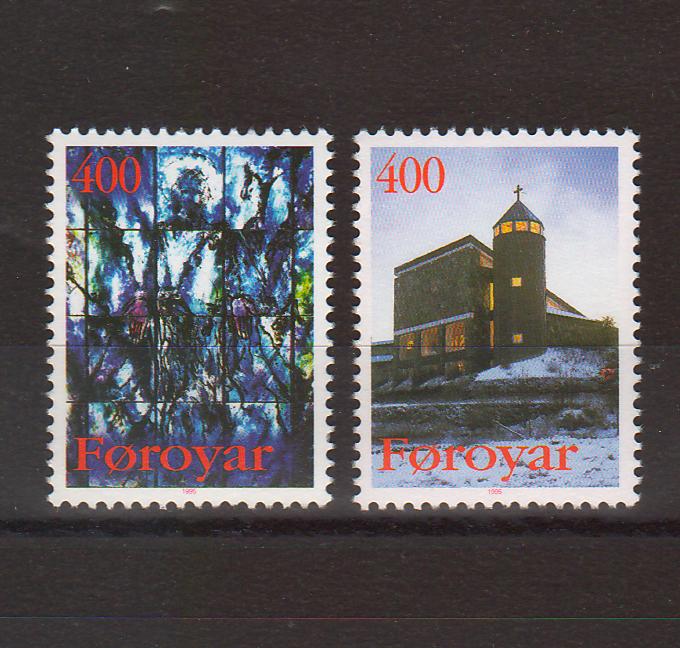 Faroe Islands 1995Catholic Church cv. 3.00$ (TIP A)