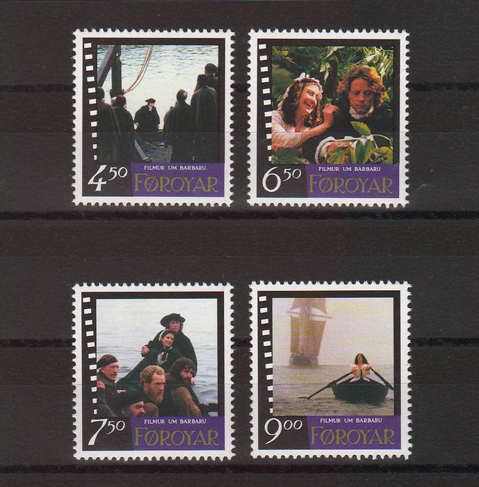 Faroe Islands 1997 Scenes from film Barbara cv. 8.75$ (TIP A)