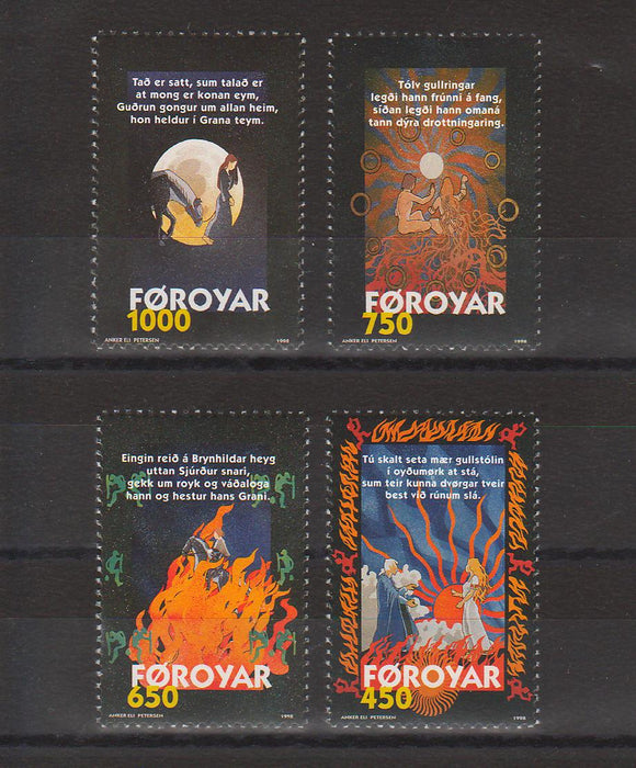 Faroe Islands 1998 Scenes from the Sigurd Poem cv. 8.65$ (TIP A)