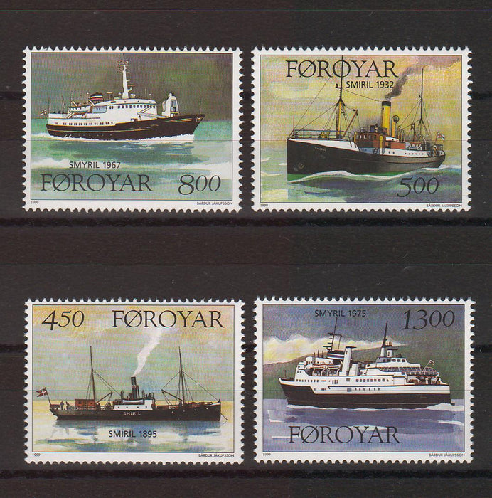 Faroe Islands 1999 Ships Named Smyril cv. 9.75$ (TIP A)