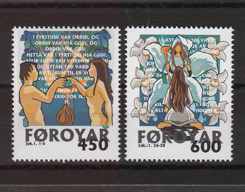 Faroe Islands 1999 Bible Stories cv. 3.50$ (TIP A)