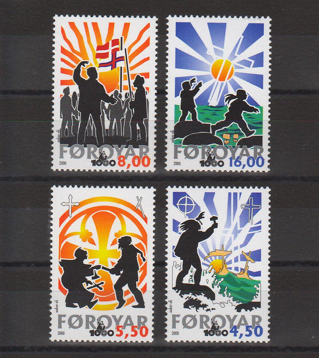 Faroe Islands 2000 Christianity in the Feroes, 1000 Anniversary cv. 10.65$ (TIP A)
