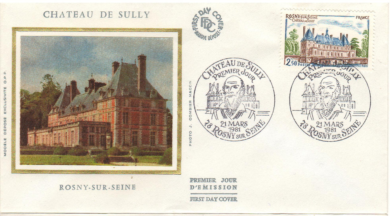 France 1981 Sully Chateau FDC (TIP A)