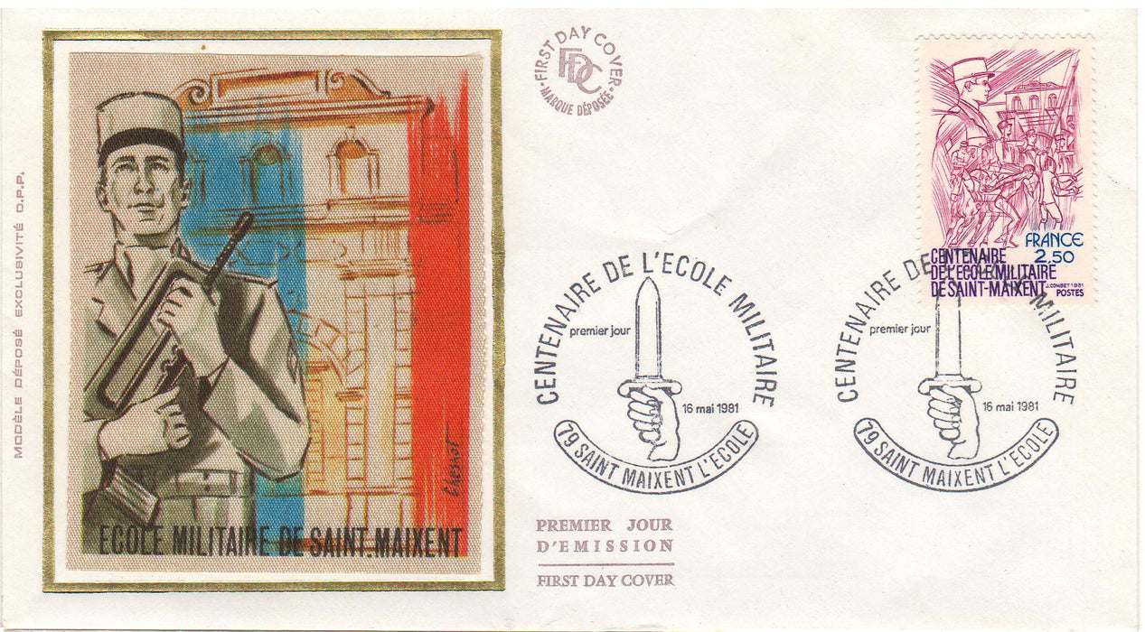 France 1981 Cadets FDC (TIP A)