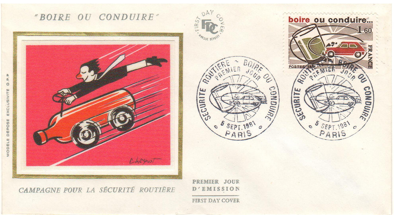 France 1981 Highway Safety FDC (TIP A)