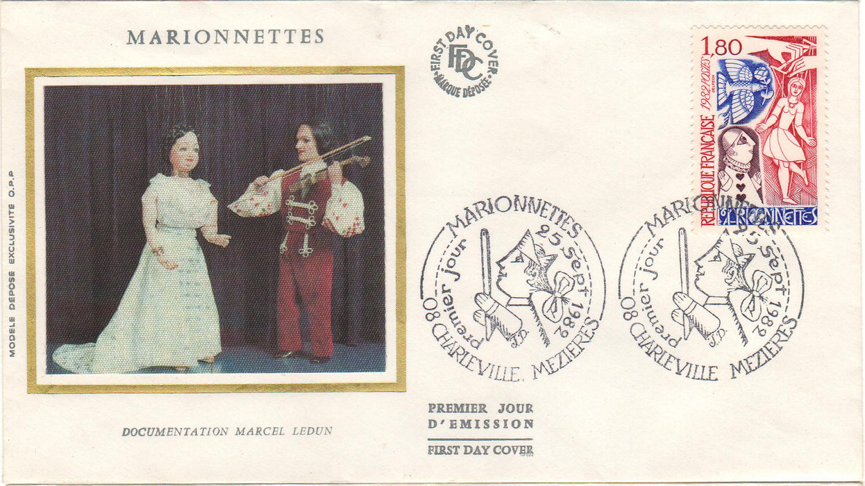 France 1982 Marionettes FDC (TIP A)