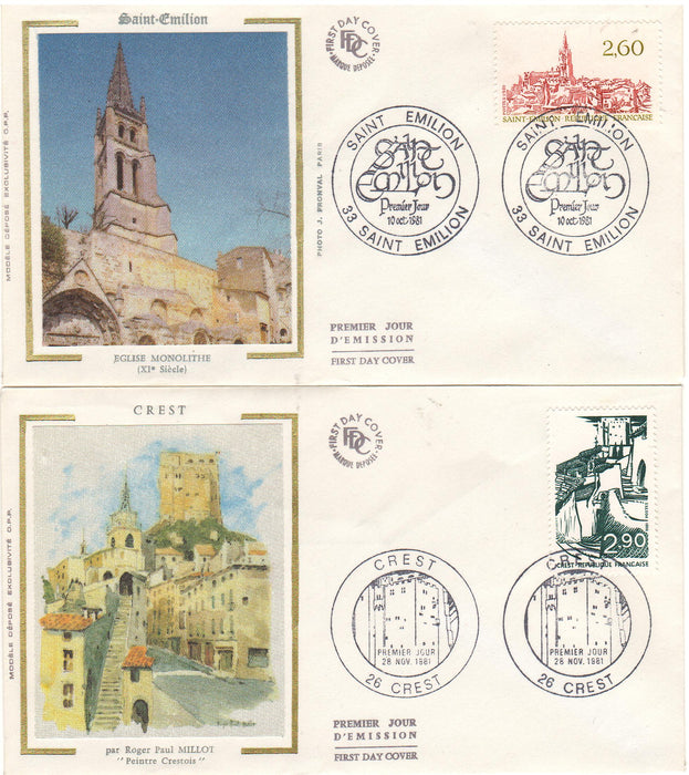 France 1981 Saint-Emilion, Crest (TIP A)