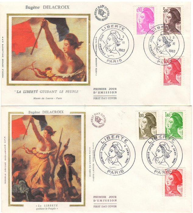France 1982 Liberty, after Delacroix (TIP A)