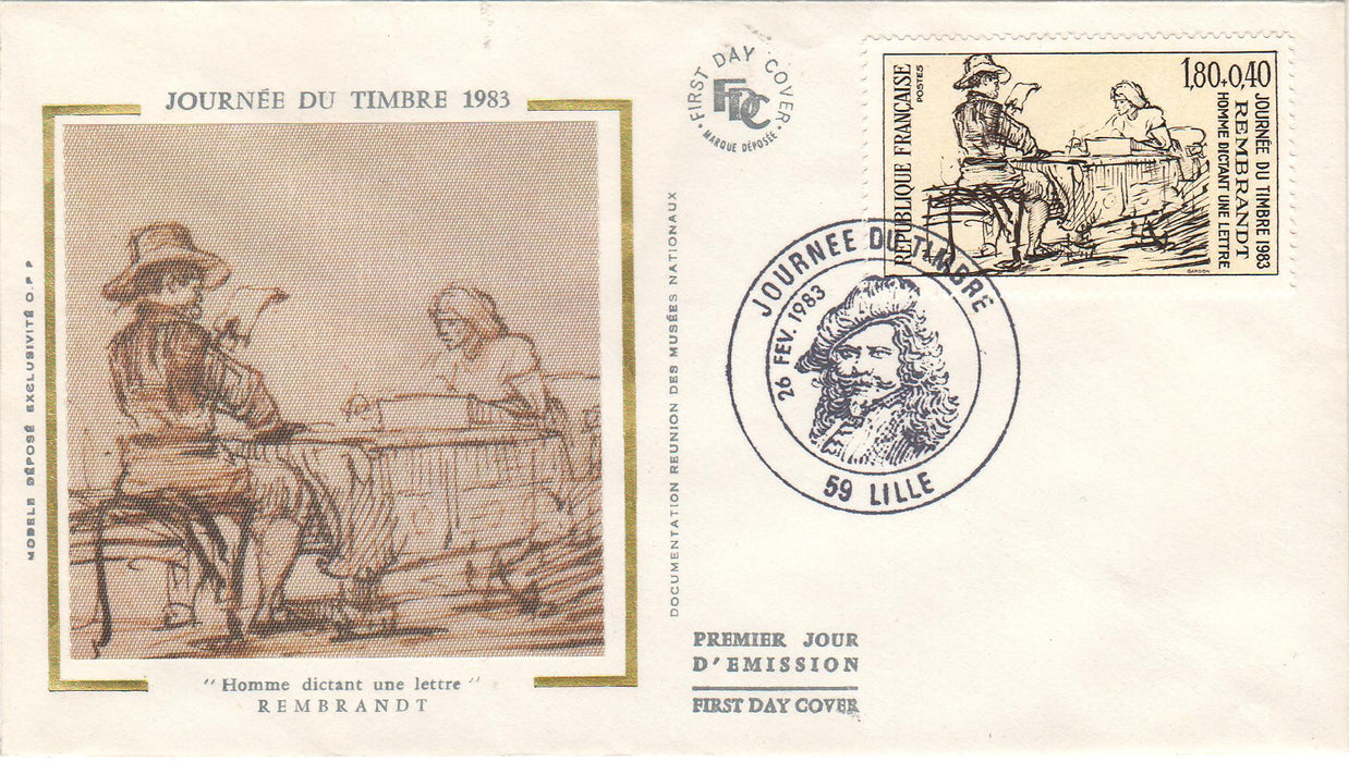 France 1983 Stamp Day (TIP A)