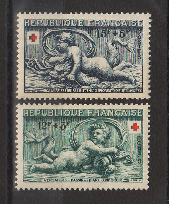 France 1952 Red Cross Surtax cv. 10.00$ (TIP B)