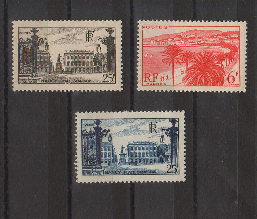 France 1946-48 Views Cities cv. 17.25$ (TIP A)