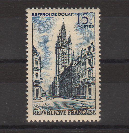 France 1956 Belfry at Donai cv. 0.55$ (TIP C)