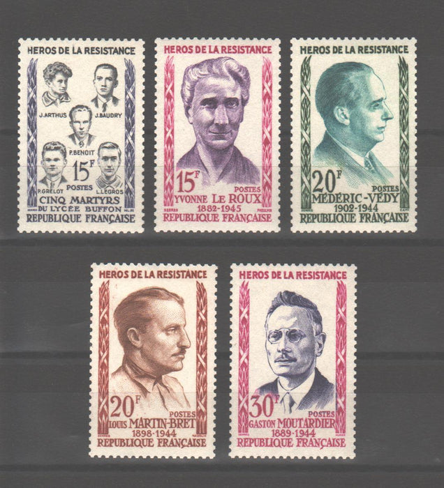 France 1959 Heroes of the Resistence cv. 2.35$ (TIP A)