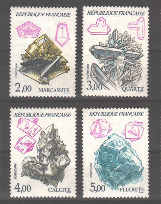 France 1986 Minerals cv. 6.30$ (TIP A)
