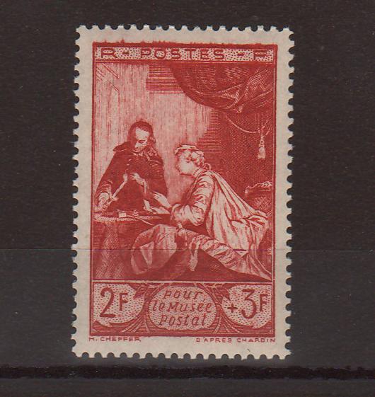 France 1946 The Letter by Jean Simeon Chardin  cv. 0.50$ (TIP A)