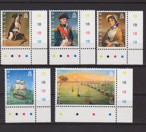 Gibraltar 1998 Lord Nelson Battle of Nile c.v. 7.40$ - (TIP A) in Stamps Mall