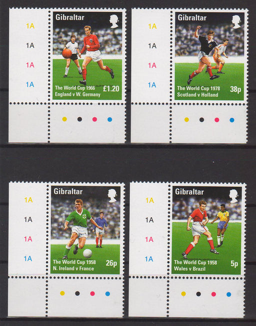 Gibraltar 1998 World Cup Championships c.v. 7.00$ - (TIP A) in Stamps Mall