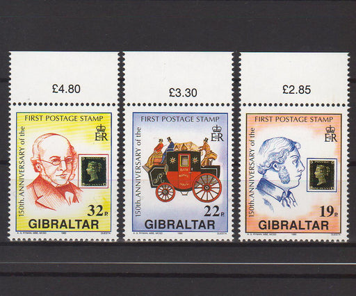Gibraltar 1990 150th Anniversary of Penny Black c.v. 5.75$ - (TIP A) in Stamps Mall