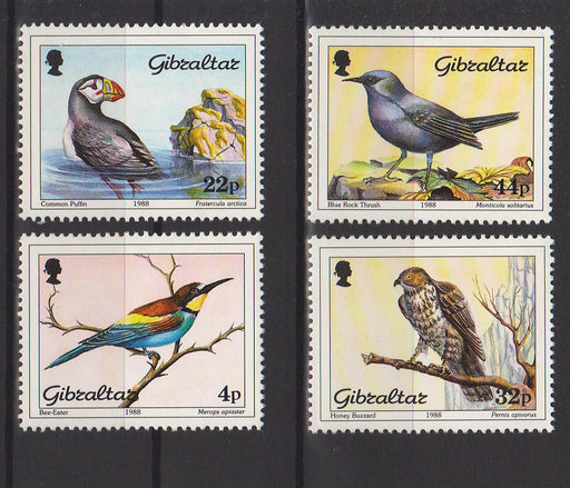 Gibraltar 1988 Birds c.v. 10.25$ - (TIP A) in Stamps Mall