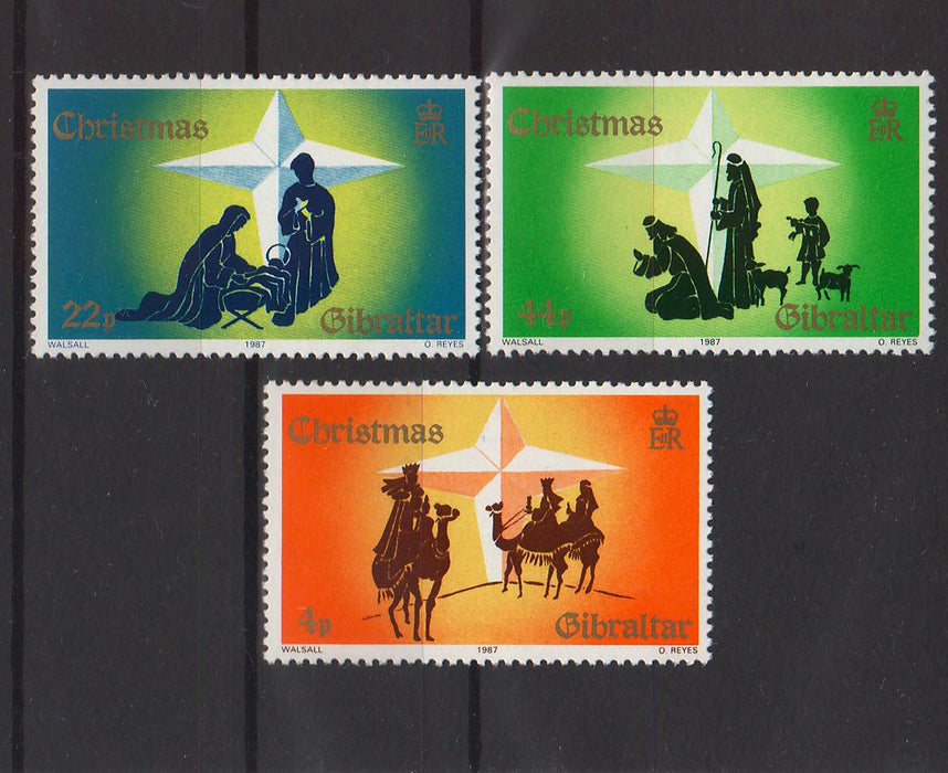 Gibraltar 1987 Christmas c.v. 4.00$ - (TIP A) in Stamps Mall