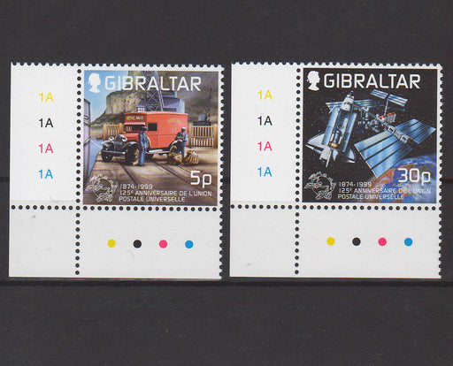 Gibraltar 1999 UPU, 125th Anniversary  c.v. 1.75$ - (TIP A) in Stamps Mall