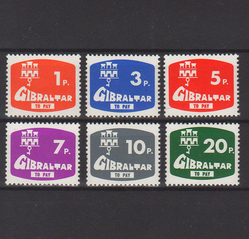 Gibraltar 1976 Postage Due Stamps c.v. 2.25$ - (TIP A) in Stamps Mall