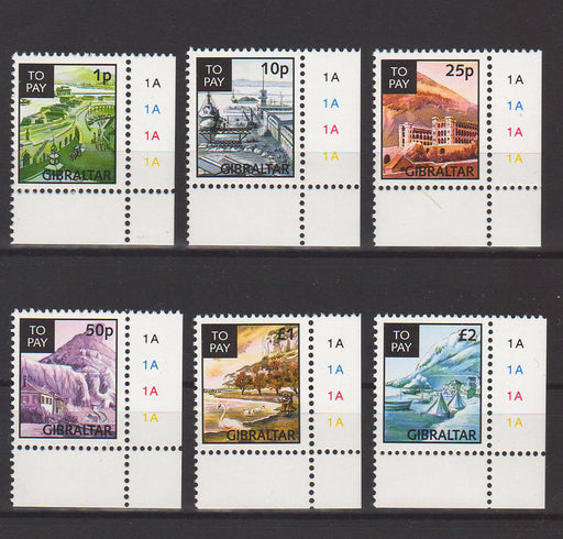 Gibraltar 1996 Postage Due Stamps c.v. 13.25$ - (TIP A) in Stamps Mall