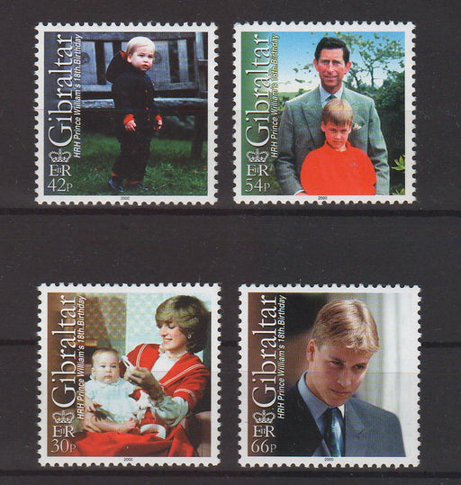 Gibraltar 2000 Prince William, 18th Birthday c.v. 6.25$ - (TIP A) in Stamps Mall