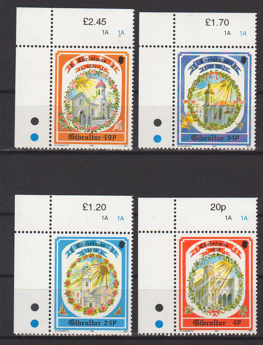 Gibraltar 1992 Christmas c.v. 7.85$ - (TIP A) in Stamps Mall