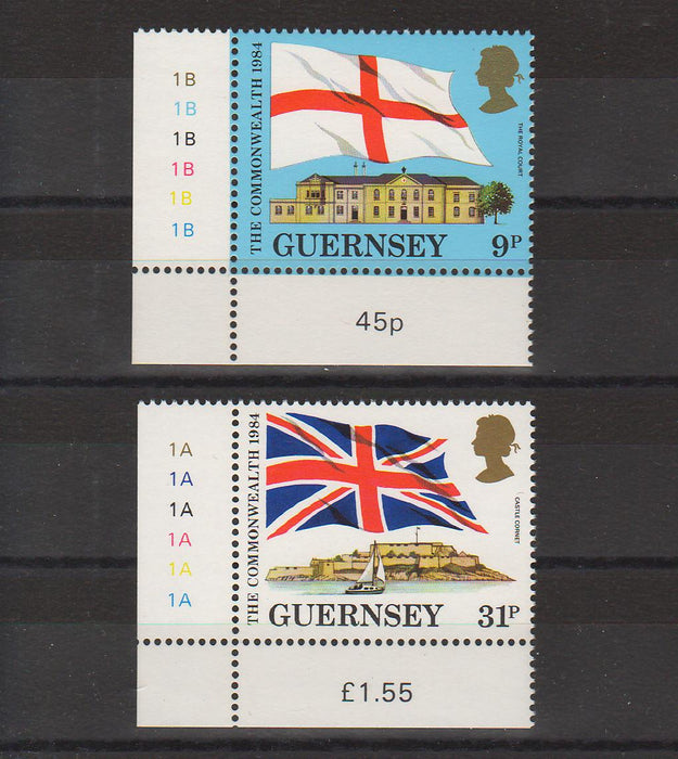 Guernsey 1984 Links with Commonwealth cv. 1.55$ (TIP A)