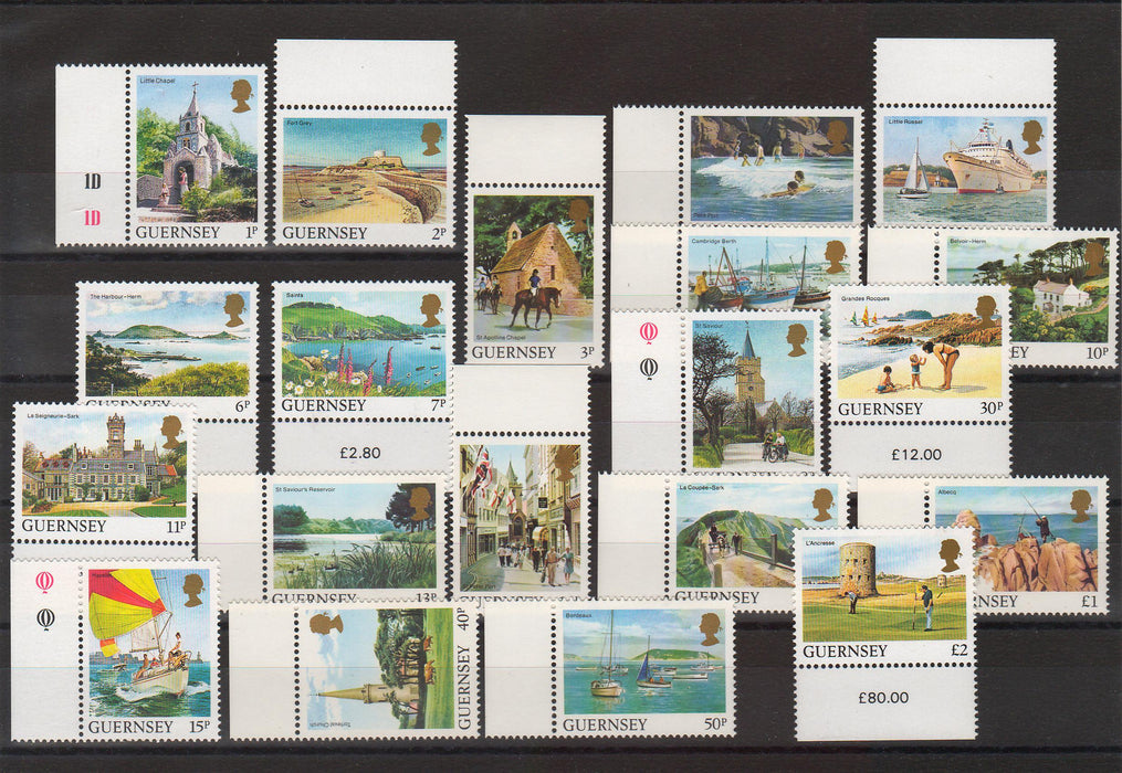 Guernsey 1984-85 Landscapes cv. 18.75$ (TIP A)