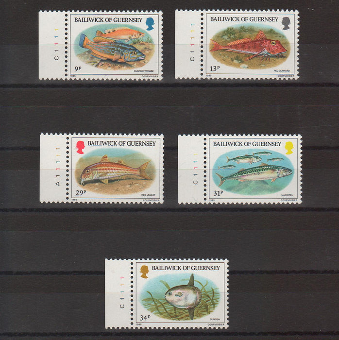 Guernsey 1985 Indigenous Fish cv. 5.65$ (TIP A)