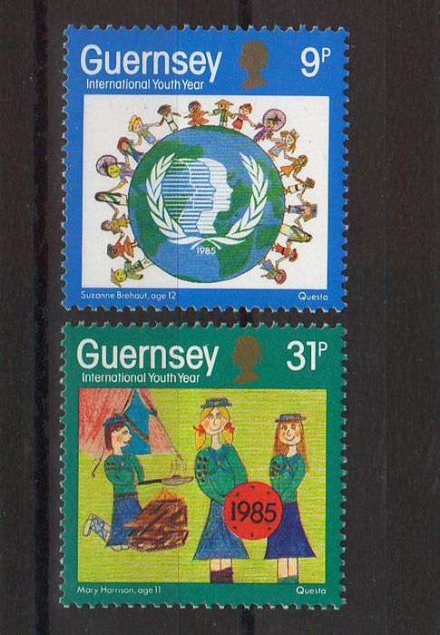 Guernsey 1985 International Youth Year cv. 1.60$ (TIP A)