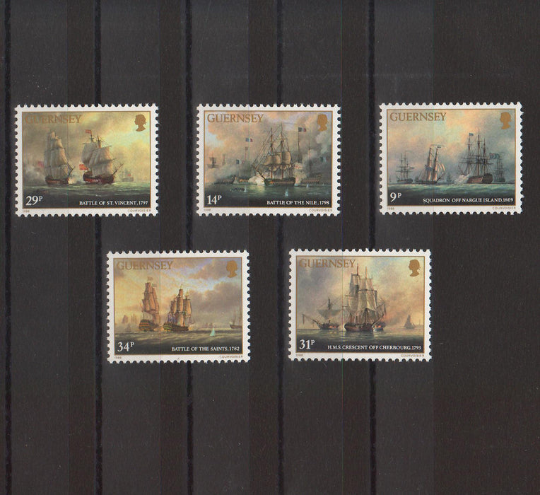 Guernsey 1986 Admiral Lord De Saumarez 150th Anniversary cv. 4.90$ (TIP A)