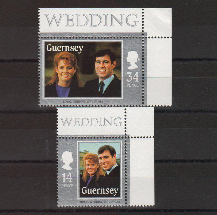 Guernsey 1986 Wedding of Prince Andrew and Sarah Ferguson cv. 2.10$ (TIP A)
