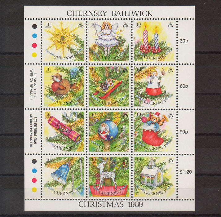 Guernsey 1989 Christmas cv. 5.00$ (TIP A)