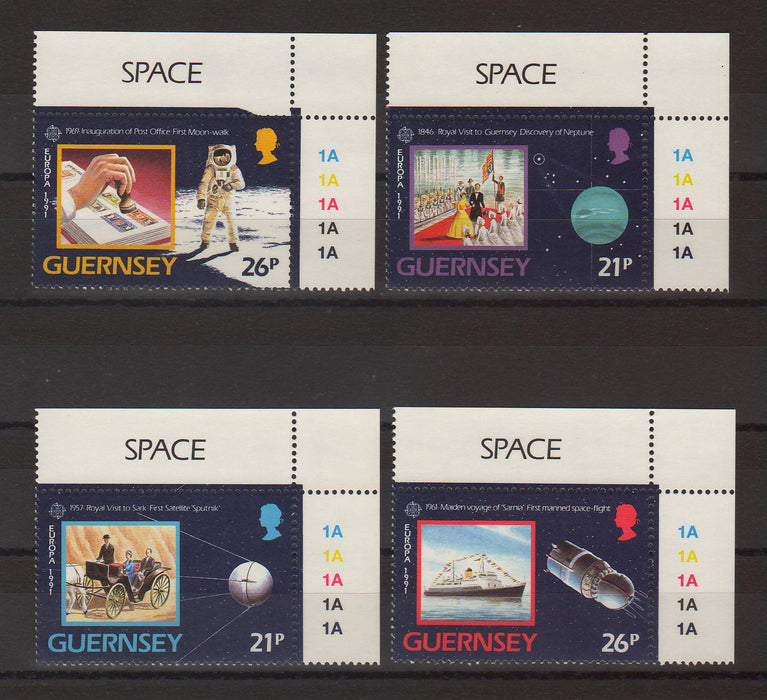 Guernsey 1991 EUROPA Space cv. 3.70$ (TIP A)