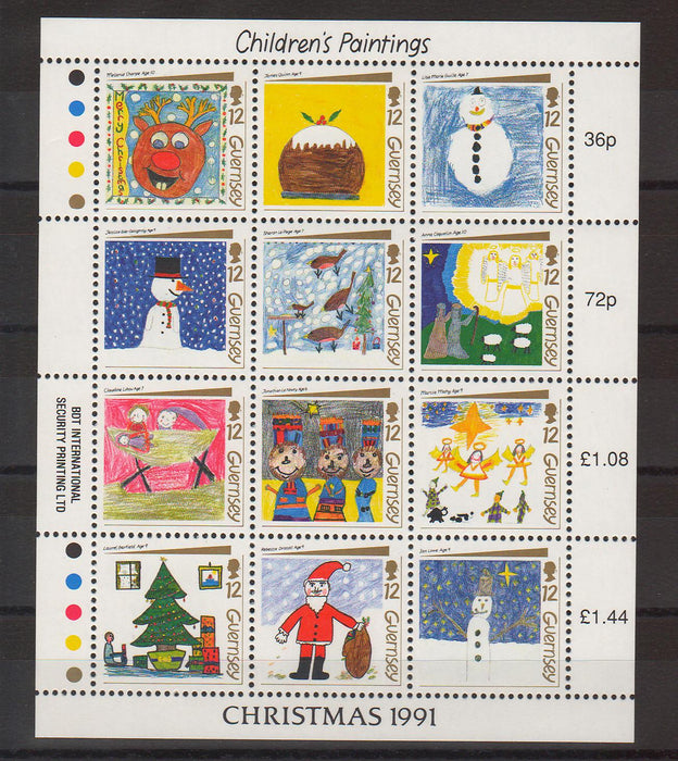 Guernsey 1991 Christmas cv. 5.75$ (TIP A)