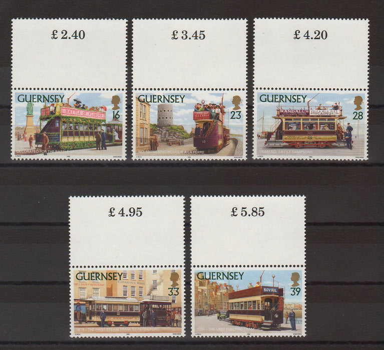 Guernsey 1992 Historic Trams cv. 5.40$ (TIP A)