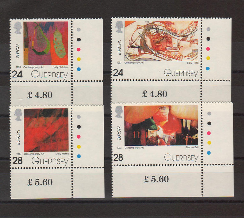 Guernsey 1993 Contemporary Art cv. 4.10$ (TIP A)