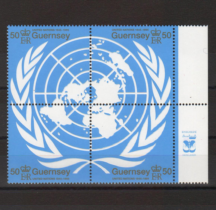 Guernsey 1995 UN 50th Anniversary cv. 8.00$ (TIP A)