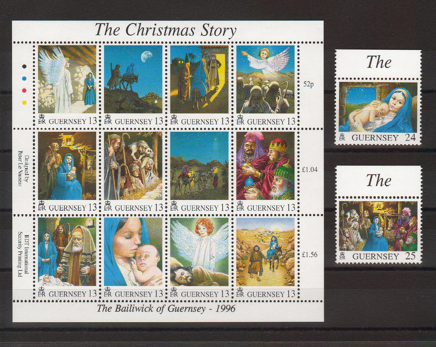Guernsey 1996 Christmas cv. 8.20$ (TIP A)
