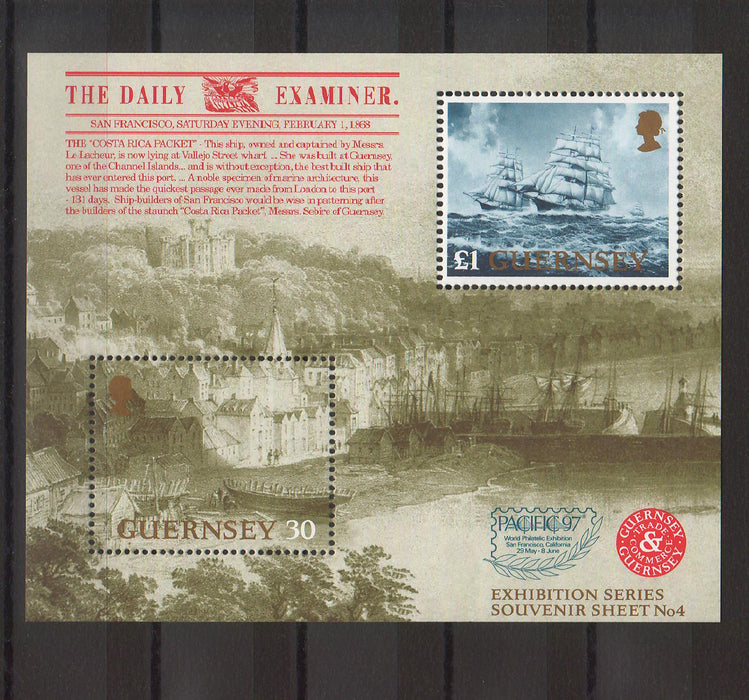 Guernsey 1997 PACIFIC 97 cv. 5.25$ (TIP A)