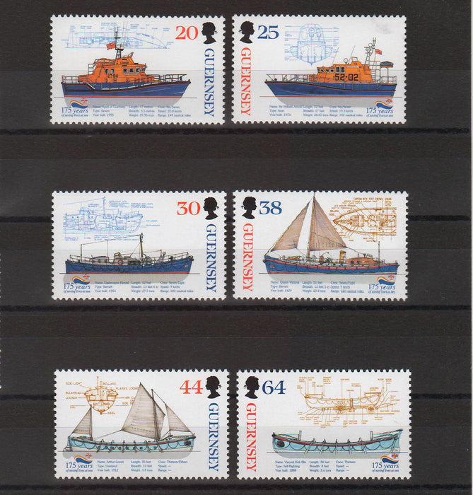 Guernsey 1999 Royal Lifeboat Association 175th Anniversary cv. 8.80$ (TIP A)