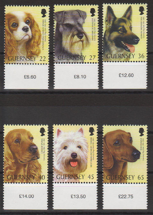 Guernsey 2001 Dog Club Centenary cv. 9.10$ (TIP A)