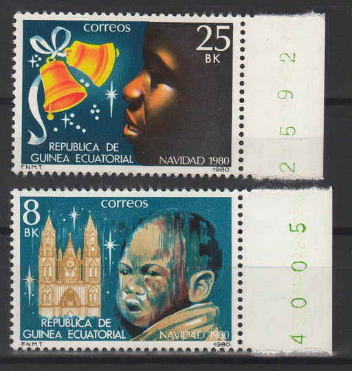 Equatorial Guinea 1981 Christmas Sc #44-45 c.v. 0.55$ - (TIP A) in Stamps Mall
